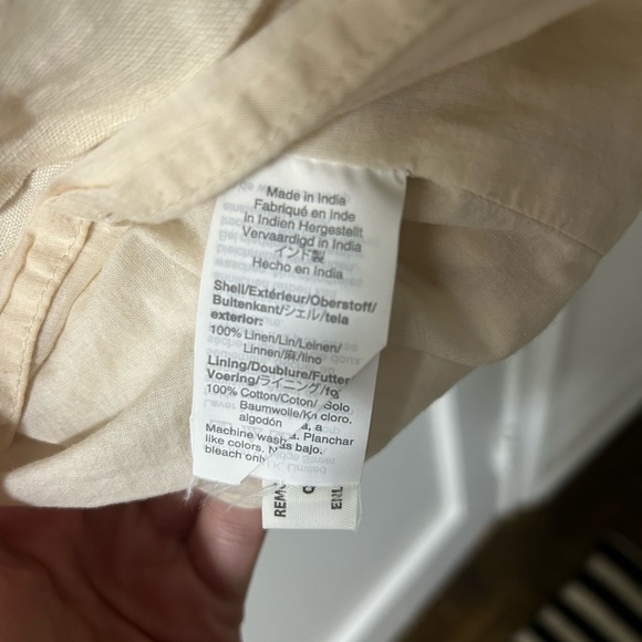 J. Crew Linen Button-back Shift Dress - Picture 6 of 6